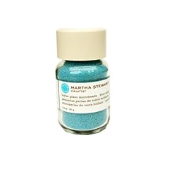 Martha Stewart Crafts Glass Microbeads, Blue Topaz, 3.2 Ounces