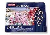 Derwent Inktense Pencil Set of 24 in Metal Tin