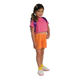 Rubies Costume Nick Jr. Dora the Explorer Child's Dora Costume with Backpack, Toddler