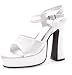 Lea Platform Patent Leather Pumps Shoes