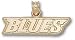 St. Louis Blues Solid 10K Gold ''BLUES'' Pendant