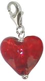 Chrysalis Charm Silver Red Heart Charm