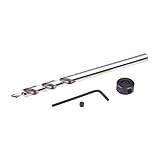 Useufl木工ツイスト ステップ ドリル ビット停止襟+ レンチ用ポケット穴ツール #75624