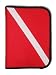 Scuba Diving Log Book - Red Cordura Diver Down Flag Three-Ring Binder