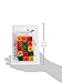 Featherland Paradise, Brightly Colored/ABC Wood Blocks, Bird Toy Parts, 15-Pack, 0.75