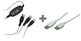 Adapter USB to Midi In-Out - PC Adapter f?r Midi Ger?te & Keyboards - f?r 6 eingehende und 16 ausgehende Midi Kan?le - f?r XP / Vista / Mac + 3m USB 2.0 Verl?ngerungskabel