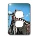 Jos Fauxtographee Realistic - A Roller Coaster Ride at The Stateline From Nevada to California on Casino Done in Fresco - Light Switch Covers - 2 plug outlet cover