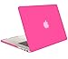 MOSISO Plastic Hard Shell Case Cover Only Compatible MacBook Pro (No USB-C) 13 Inch with Retina Display (No CD-ROM) (A1502 / A1425), Release 2015/2014/2013/end 2012, Rose Red