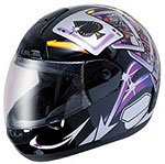 DOT Full Face Motorcycle Helmets 603AXBlack