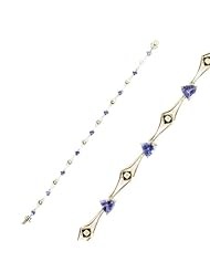 14K Exquisite Tanzanite Bracelet with Diamonds (NEW ARRIVAL)