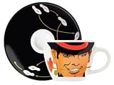 Espresso Coffee Mug and Saucer Set, My Little Darling, Casanova Face, Coffee Mug Set in Gift Box  from Cups and Saucers - Espresso