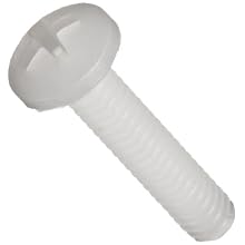 Polypropylene Machine Screw, Pan Head, Phillips Drive