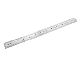 uxcell 直線定規　直線ルーラー　ステンレススチール　測定ツール　学生用　メトリック30cm12インチ