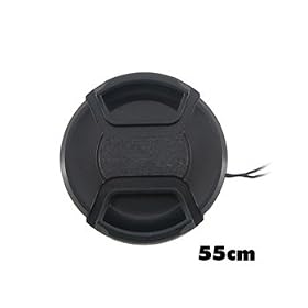 55mm Lens Cover Cap for Canon Cameras (Black) + Worldwide free shiping