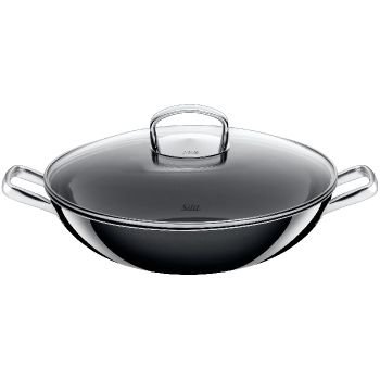 Silit Wok mit Glasdeckel 32cm Profi