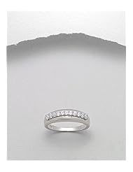 CZ Ring In 92.5 Sterling Silver
