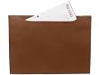 Rustic Brown Leather File Folder