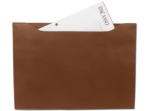 Rustic Brown Leather File Folder
