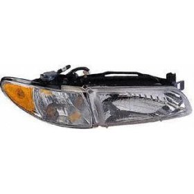 Right Passenger Side Headlight Headlamp 97-03 Pontiac Grand Prix 97 98 99 00 01 02 03 1997 1998 1999 2000 2001 2002 2003 Head Light Lamp Lights Lamps