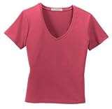 Port Authority - Ladies Sea Breeze V-Neck Tee Rose2X