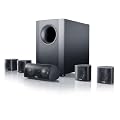 Canton Movie 70 Heimkinosystem mit aktivem Subwoofer (2-Wege Satelliten/Center/Surround, 100 Watt, SC-Technologie) schwarz