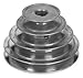 5" Diameter - 4 Step Pulley 1/2" - 5/8" Fixed Bore - Die Cast by Congress