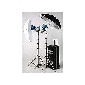 JTL DL-720 Basic Verslight Light Kit, with Two E-360 360 watt Second Monolights, Stands, Umbrellas & Case with Wheels, #92721,, Free!! Radio Trigger and Receiver Slave Set