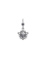 Sterling Silver Skull Charm Dangle