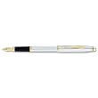 Cross Century II, Medalist, Fountain Pen, with Polished Chrome and 23 Karat Gold Plated Appointments and 23 Karat Gold Plated Nib Medium (3309-MF)