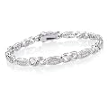 Sterling Silver 1.00 Carat Diamond Bracelet - 7.2