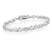 Sterling Silver 1.00 Carat Diamond Bracelet - 7.2"