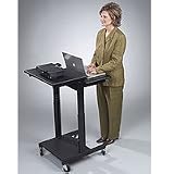Stand-Up Mobile Web Workstation - Black