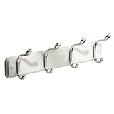 InterDesign York Rack, 4 by 2, Chrome/White