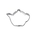Miniature Tea Pot Tin Cookie Cutter 1.75 in M114 - Foose Cookie Cutters - US Tin Plate Steel