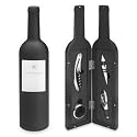 Wein-Set, Ausgie&szlig;er, Flaschenverschluss, Kellnermesser, Tropfring, matt (51359)