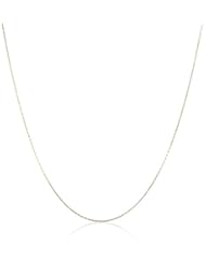 14k Yellow Gold Boston C-Link Chain Necklace, 18"