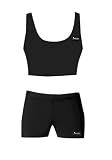 Aeroskin Polypropylene Two Piece Top with Sports Short and Color Side Stripes