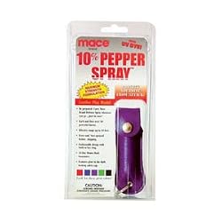 Mace 10% Pepper Spray, Purple Leatherette Model