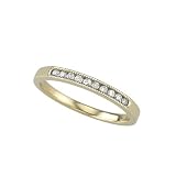 14K Yellow Gold Diamond Wedding/Anniversary Band - 0.14 Ct.
