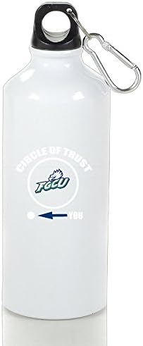 ZOENA FGCU Eagles Circle Of Trust Portable Custom Outdoor Sport Kettle White With Carabiner Hook,400-600ml /6.5OZ