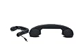Native Union Moshi Moshi Retro POP Handset for iPhone, iPad, iPod, and Android Phones - Soft Touch - Black