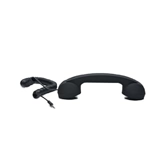 Native Union Moshi Moshi Retro POP Handset for iPhone, iPad, iPod, and Android Phones - Soft Touch - Black Native Union Moshi Moshi Retro POP Handset for iPhone, iPad, iPod, and Android Phones - Soft Touch - Black