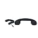 Moshi Moshi Retro Handset for All Mobile Phones + Computers - Soft Touch Black