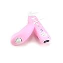Shop4accessories Pink Silicone Skin Tough Rubber Case for the Nintendo Wii Remote & Nunchuk