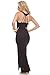 Lolli Couture SCOOPED NECKLINE SLIDE SLIT SLEEVELESS LONG MAXI DRESS