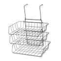 Fellowes 75310 Wire partition additions triple tray, side-load, letter size, black