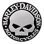 H-D Skull Tin Sign 99332-08V