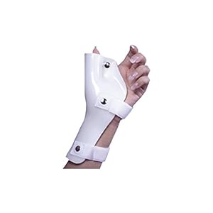 PDC Healthcare FBLGK00000L Fracture Brace, Thumb, Gamekeeper Orthosis, Left, Large, White