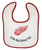 Detroit Red Wings 2-Tone Snap Baby Bib