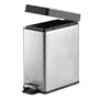 Stainless Steel Step Open Bath Trash Can - 5 Liter